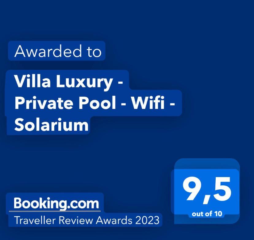 Villa Luxury - Private Pool - Wifi - Solarium Alicante Exterior photo